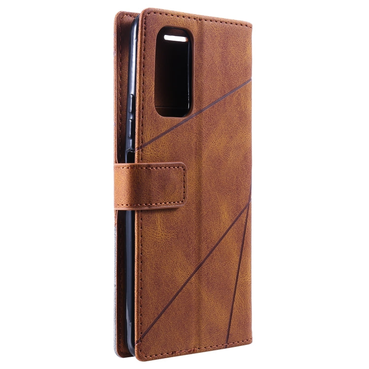 For Xiaomi Redmi Note 11S Skin Feel Splicing Leather Phone Case