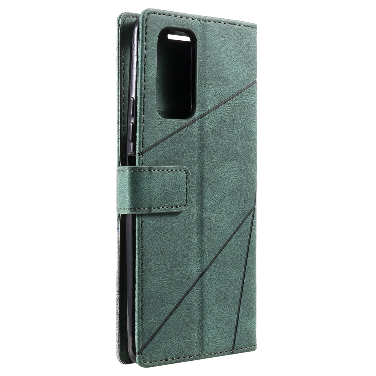 For Xiaomi Redmi Note 11S Skin Feel Splicing Leather Phone Case