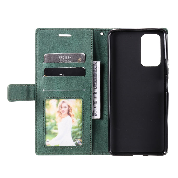 For Xiaomi Redmi Note 11S Skin Feel Splicing Leather Phone Case