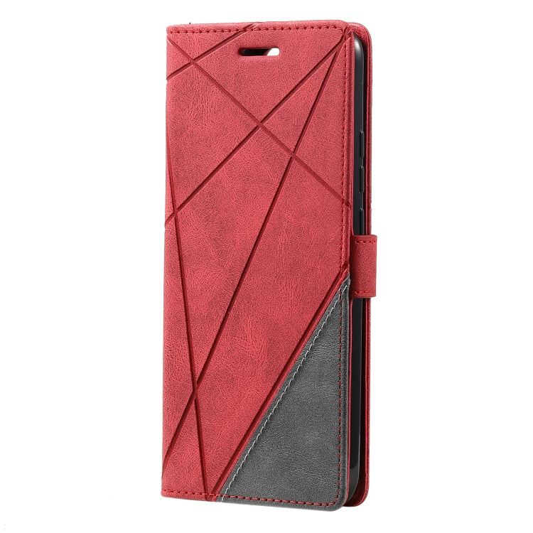 For Xiaomi Redmi 10C 4G Global/10 India Skin Feel Splicing Leather Phone Case