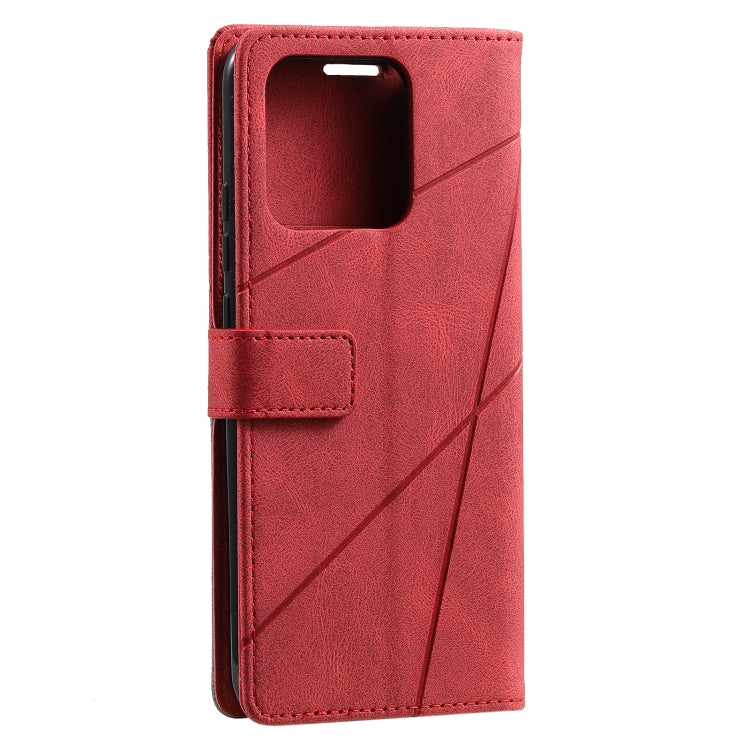 For Xiaomi Redmi 10C 4G Global/10 India Skin Feel Splicing Leather Phone Case