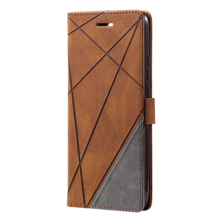 For Xiaomi Redmi 10C 4G Global/10 India Skin Feel Splicing Leather Phone Case