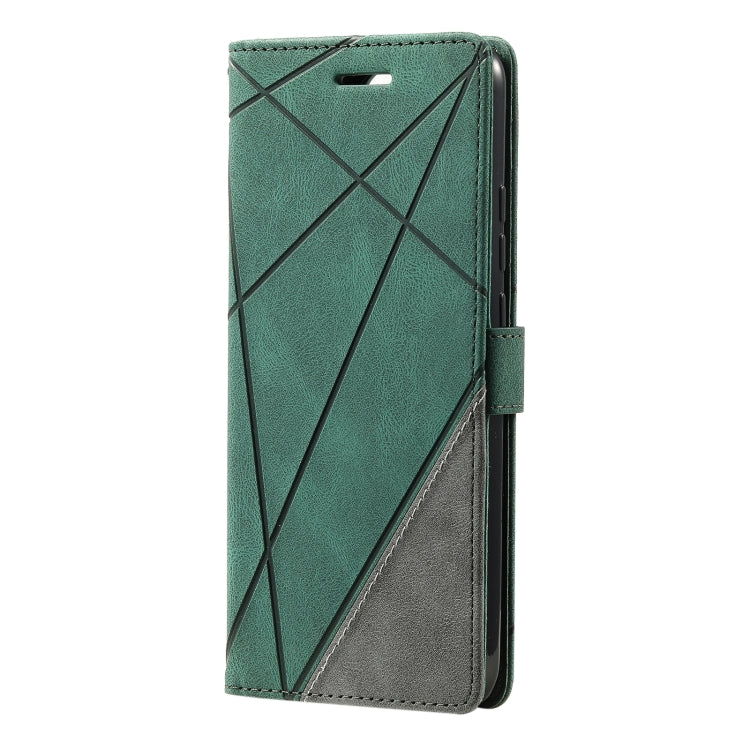 For Xiaomi Redmi 10C 4G Global/10 India Skin Feel Splicing Leather Phone Case