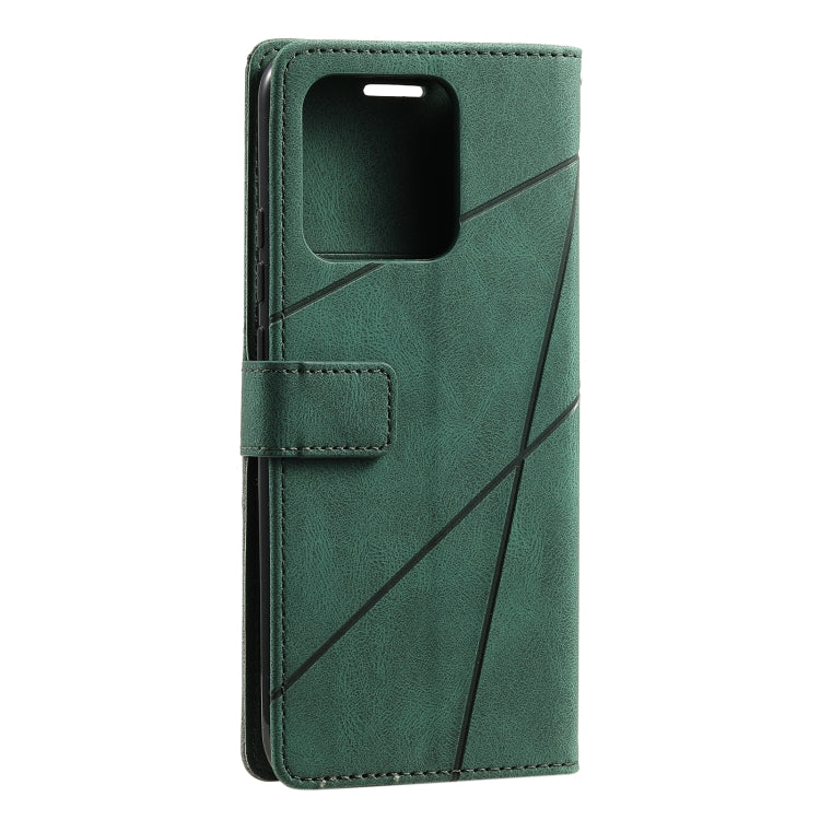 For Xiaomi Redmi 10C 4G Global/10 India Skin Feel Splicing Leather Phone Case