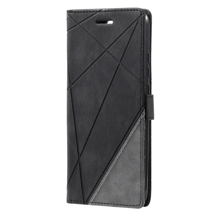 For Xiaomi Redmi 10C 4G Global/10 India Skin Feel Splicing Leather Phone Case
