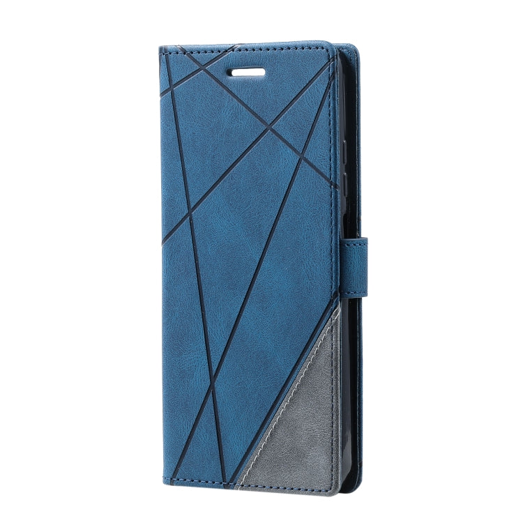 For Xiaomi Poco M4 Pro 5G Skin Feel Splicing Leather Phone Case