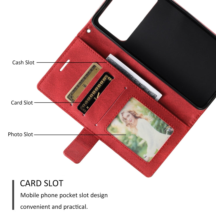 For Xiaomi Poco M4 Pro 5G Skin Feel Splicing Leather Phone Case