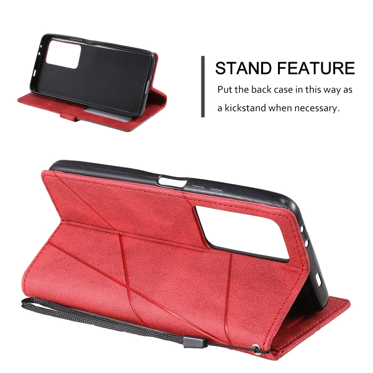 For Xiaomi Redmi K50 / K50 Pro Skin Feel Splicing Leather Phone Case