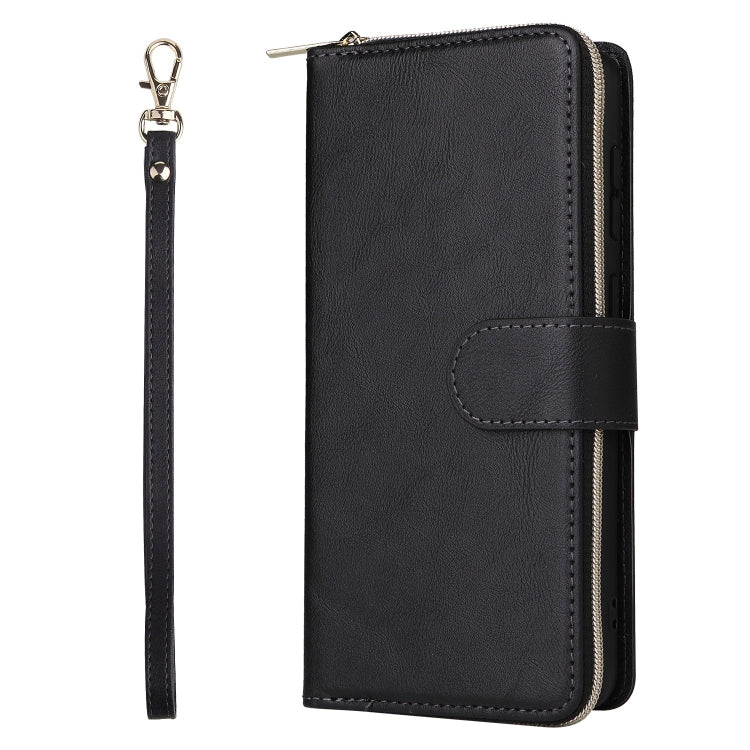 For Samsung Galaxy A33 5G 9 Card Slots Zipper Wallet Bag Leather Phone Case