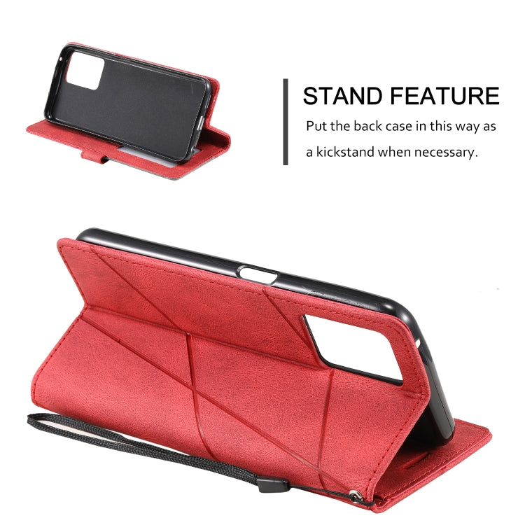 For OPPO Realme 9 Pro+ Skin Feel Splicing Leather Phone Case