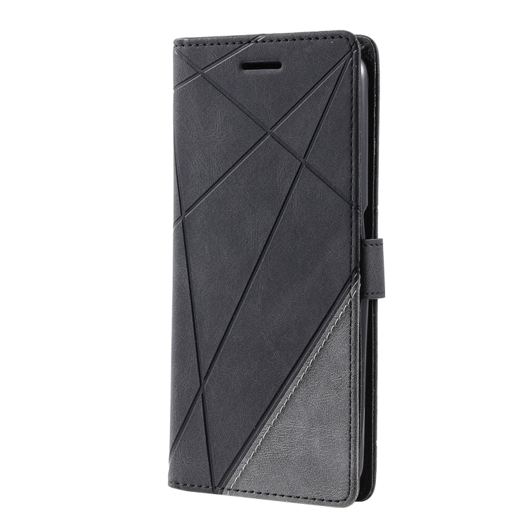 For OPPO Realme 9i Skin Feel Splicing Leather Phone Case