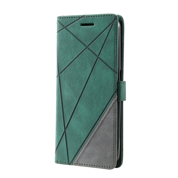 For OPPO Realme 9 Pro Skin Feel Splicing Leather Phone Case