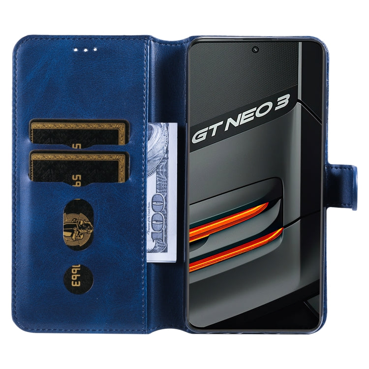 For OPPO Realme GT Neo3 Classic Calf Texture Flip Leather Case