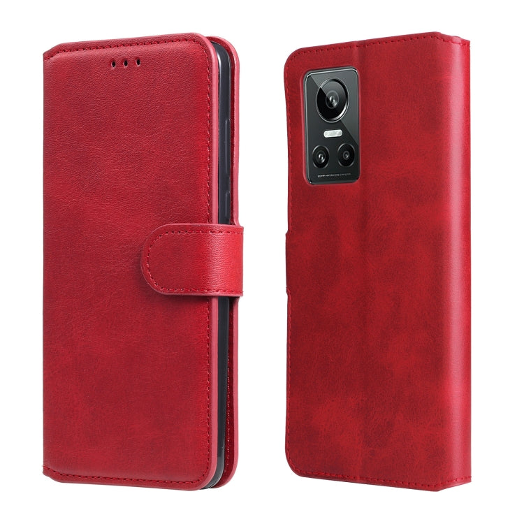For OPPO Realme GT Neo3 Classic Calf Texture Flip Leather Case