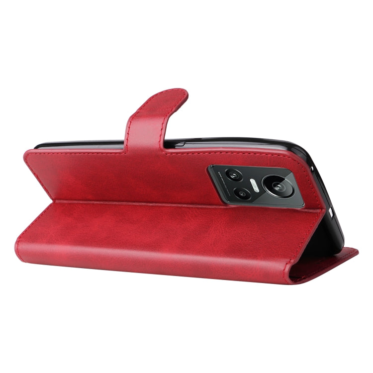 For OPPO Realme GT Neo3 Classic Calf Texture Flip Leather Case