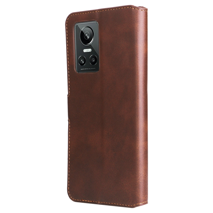 For OPPO Realme GT Neo3 Classic Calf Texture Flip Leather Case
