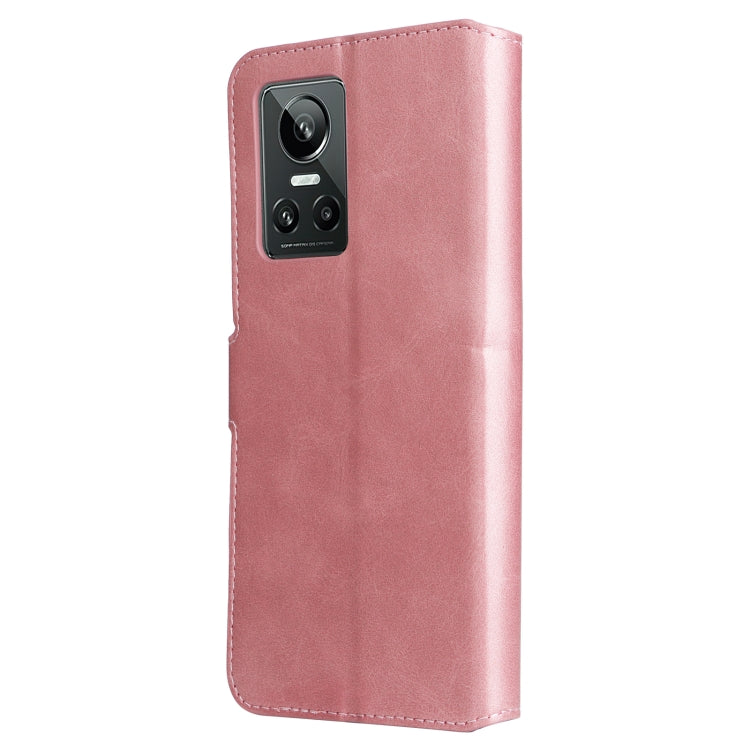 For OPPO Realme GT Neo3 Classic Calf Texture Flip Leather Case