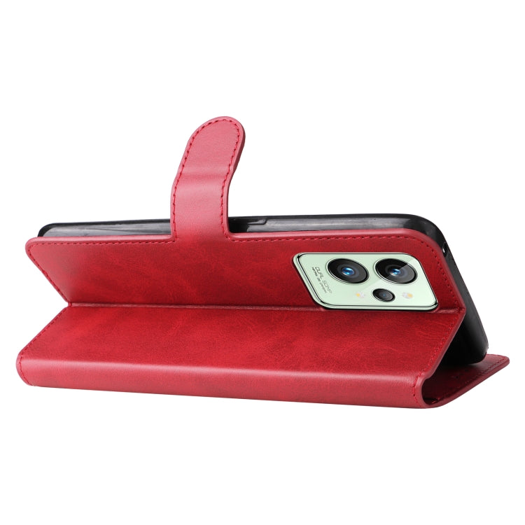 For OPPO Realme GT2 Pro Classic Calf Texture Flip Leather Case