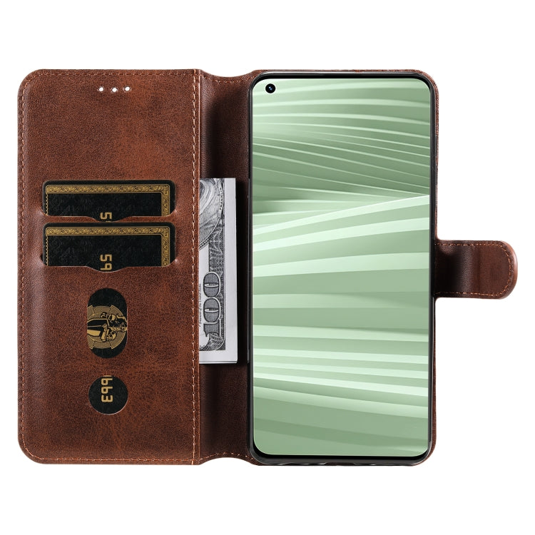 For OPPO Realme GT2 Pro Classic Calf Texture Flip Leather Case
