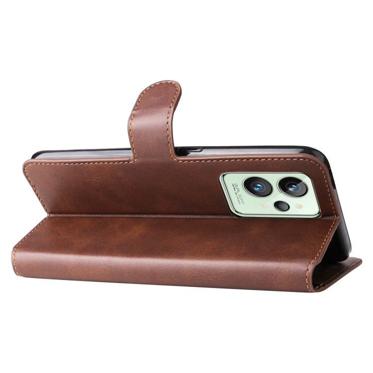 For OPPO Realme GT2 Pro Classic Calf Texture Flip Leather Case