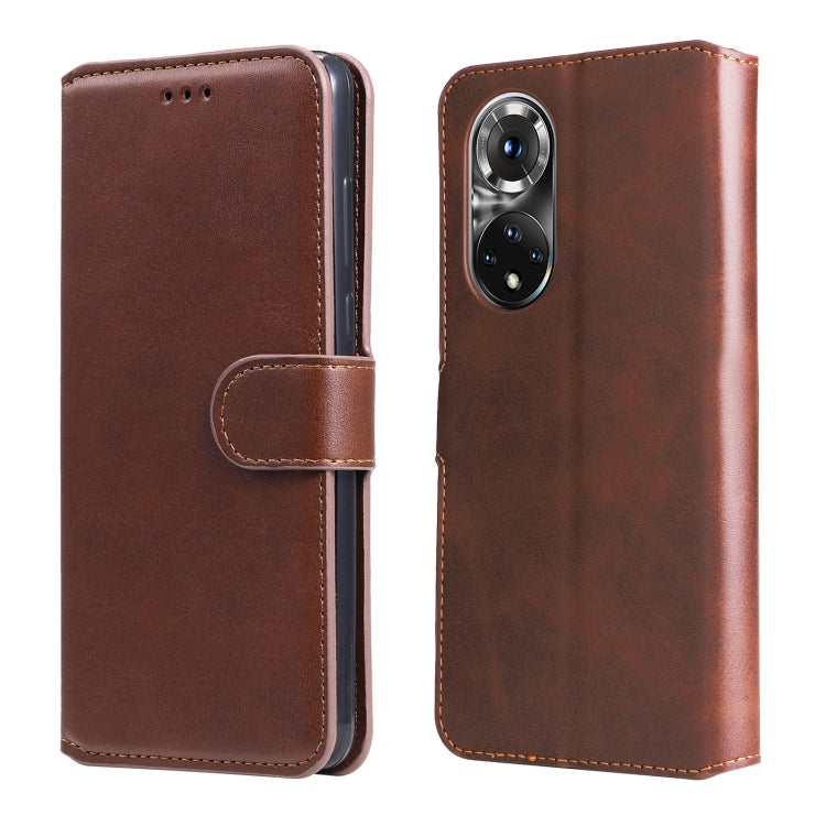 For Honor 50 Pro / Huawei nova 9 Pro Classic Calf Texture Flip Leather Case