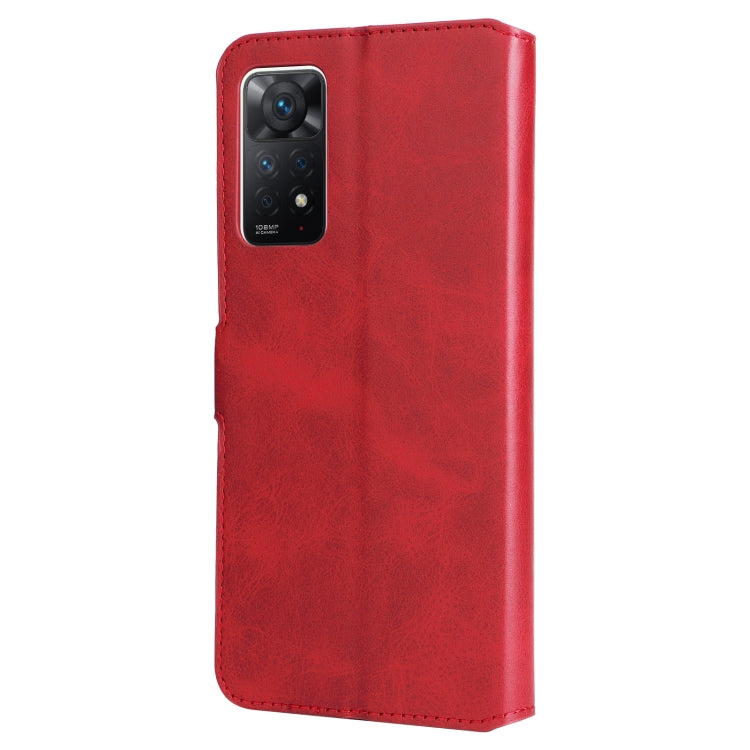 For Xiaomi Redmi Note 11 Pro 4G / 5G Classic Calf Texture Flip Leather Case