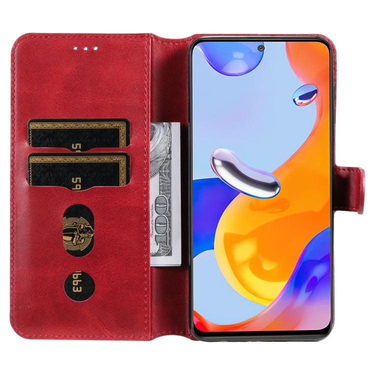 For Xiaomi Redmi Note 11 Pro 4G / 5G Classic Calf Texture Flip Leather Case