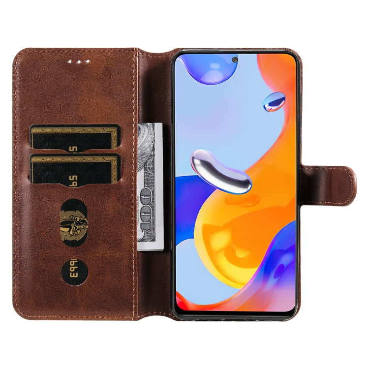 For Xiaomi Redmi Note 11 Pro 4G / 5G Classic Calf Texture Flip Leather Case