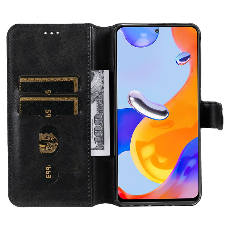 For Xiaomi Redmi Note 11 Pro 4G / 5G Classic Calf Texture Flip Leather Case