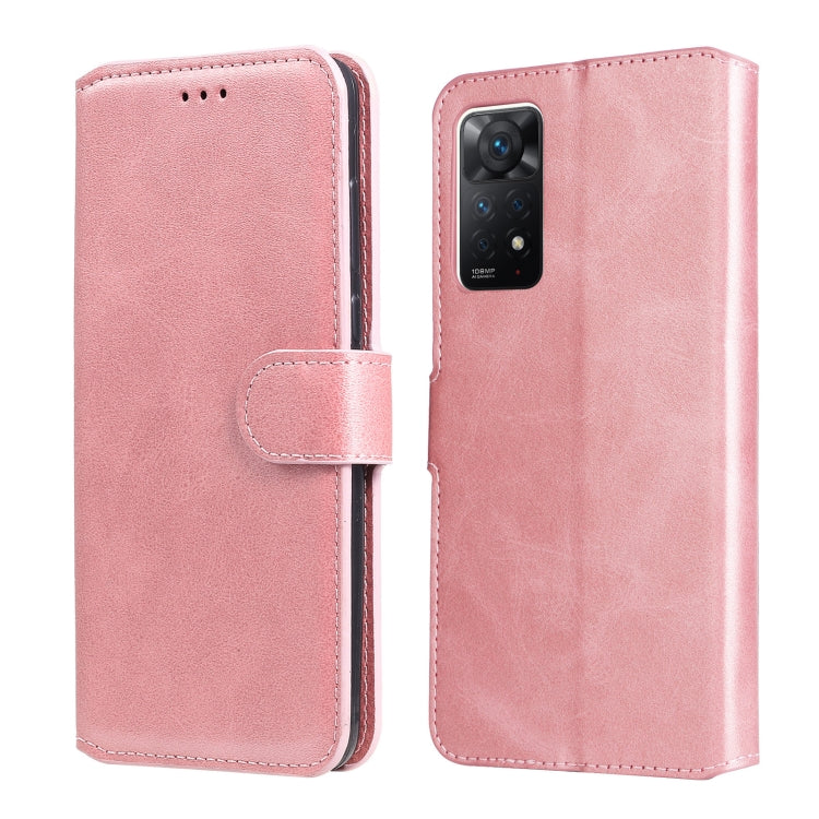 For Xiaomi Redmi Note 11 Pro 4G / 5G Classic Calf Texture Flip Leather Case