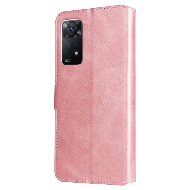 For Xiaomi Redmi Note 11 Pro 4G / 5G Classic Calf Texture Flip Leather Case