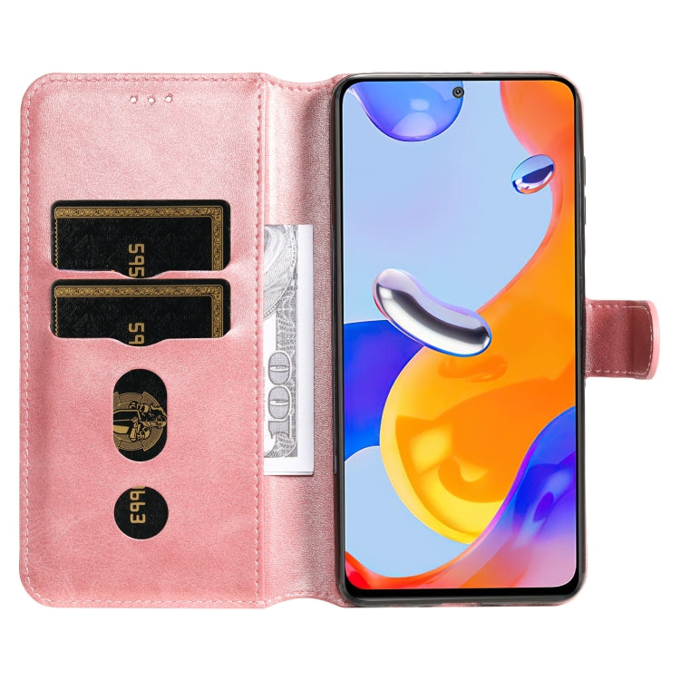 For Xiaomi Redmi Note 11 Pro 4G / 5G Classic Calf Texture Flip Leather Case
