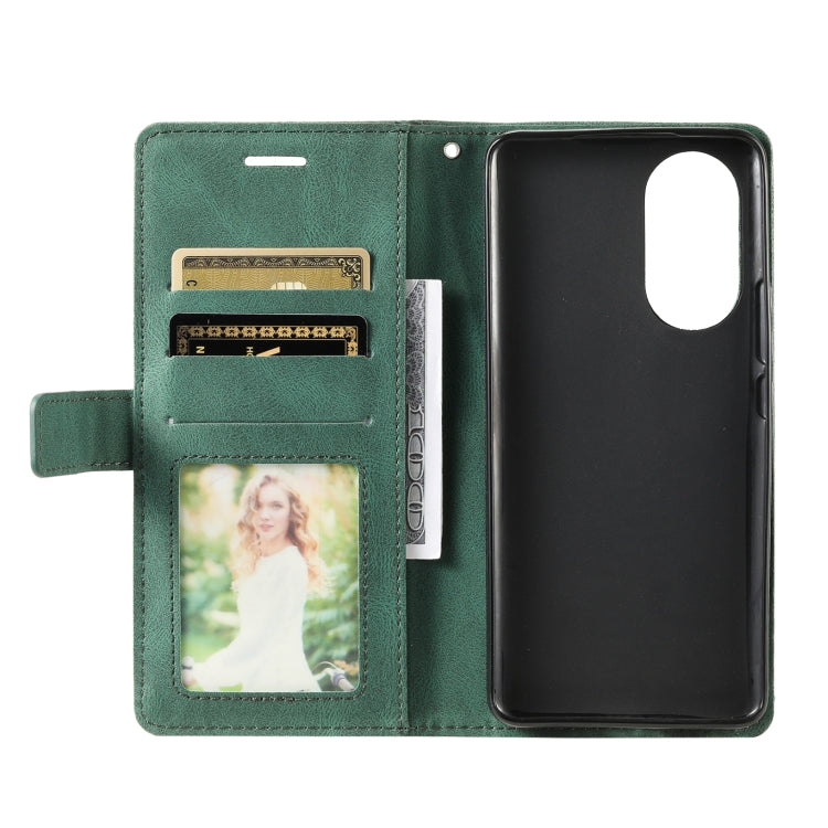 For Honor 50 Skin Feel Splicing Leather Phone Case