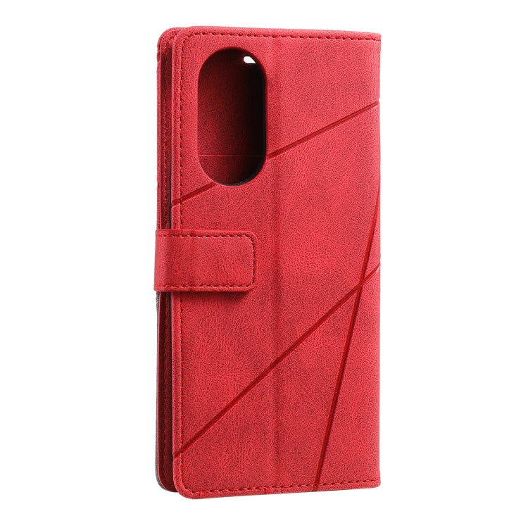 For Honor 50 Skin Feel Splicing Leather Phone Case