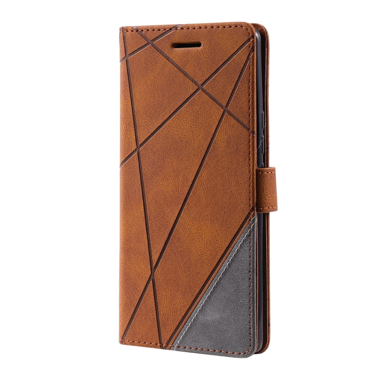 For Honor 60 Pro Skin Feel Splicing Leather Phone Case
