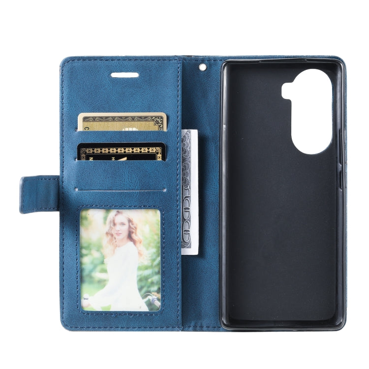 For Honor 60 Pro Skin Feel Splicing Leather Phone Case
