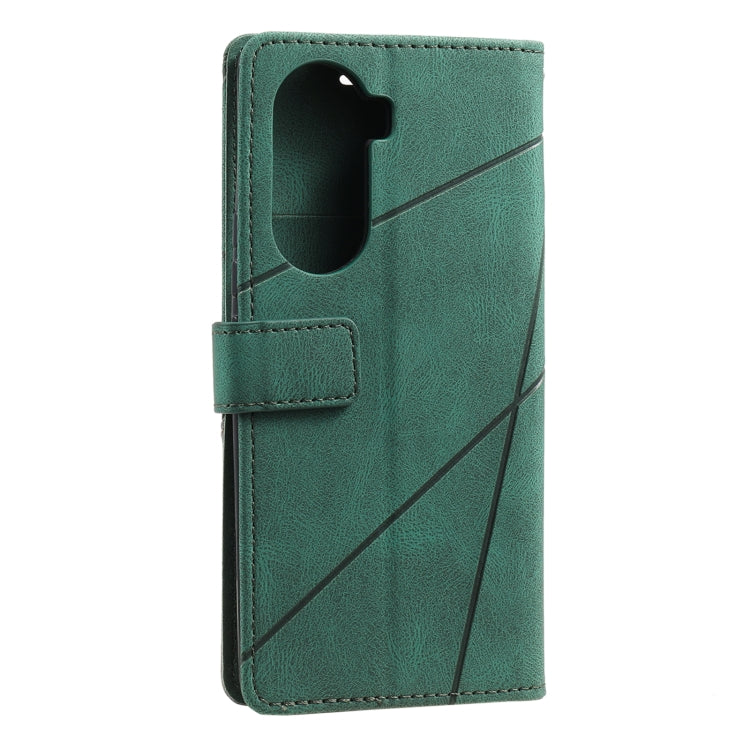 For Honor 60 Pro Skin Feel Splicing Leather Phone Case
