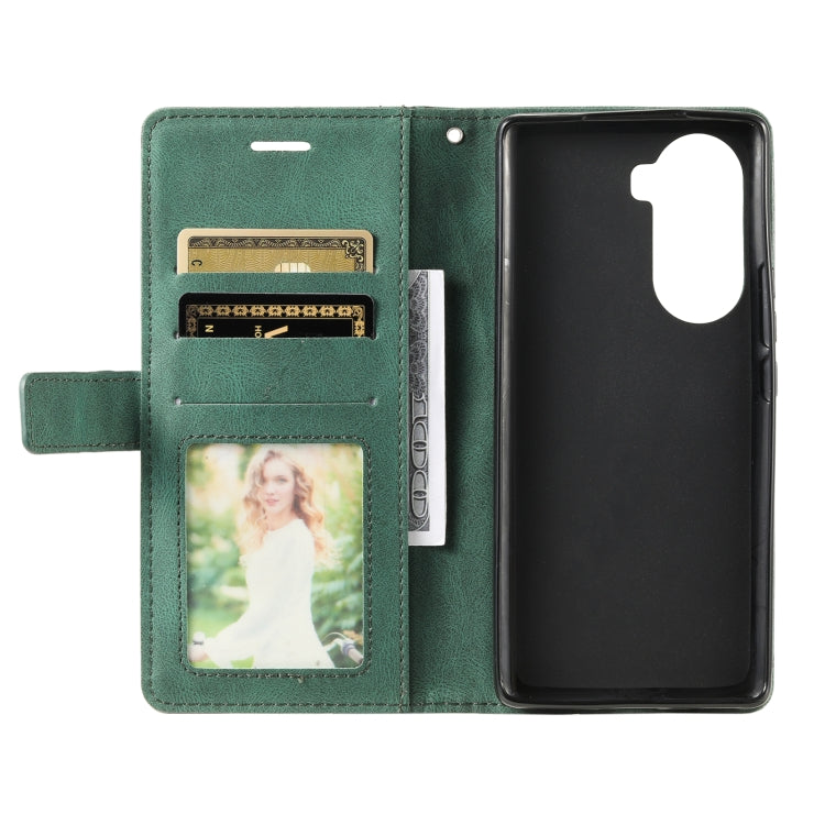 For Honor 60 Pro Skin Feel Splicing Leather Phone Case