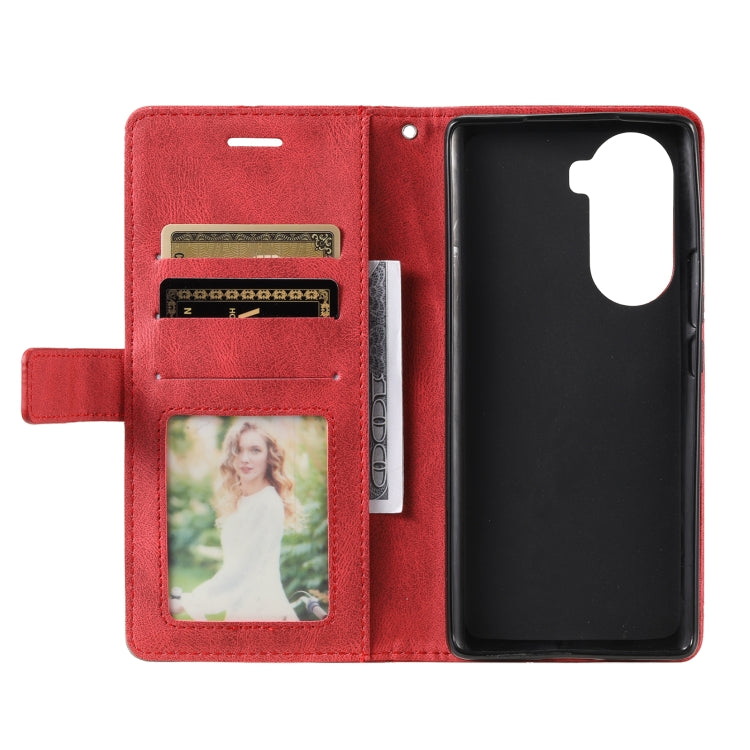 For Honor 60 Pro Skin Feel Splicing Leather Phone Case