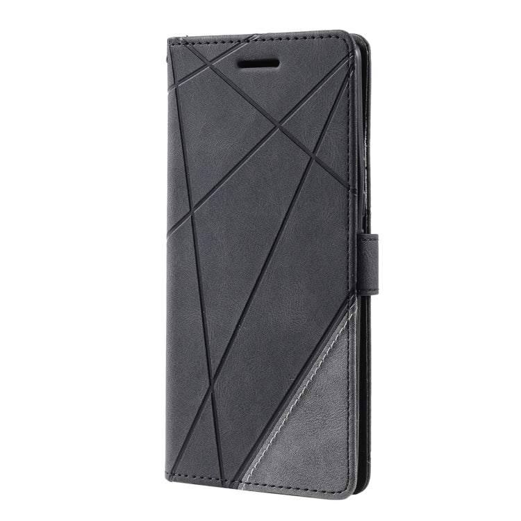 For Honor 60 Pro Skin Feel Splicing Leather Phone Case