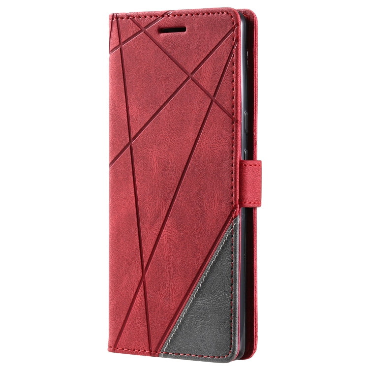 For Google Pixel 6 Pro Skin Feel Splicing Leather Phone Case