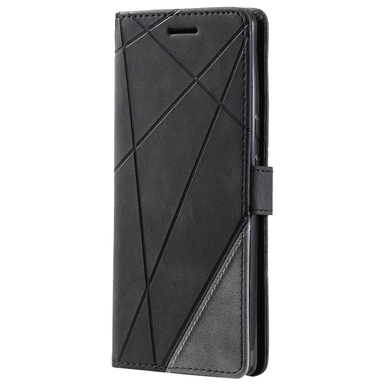For Google Pixel 6 Pro Skin Feel Splicing Leather Phone Case