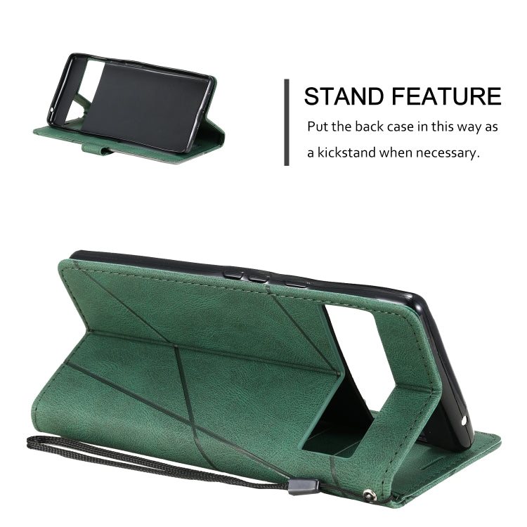 For Google Pixel 6 Pro Skin Feel Splicing Leather Phone Case