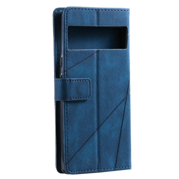 For Google Pixel 6 Skin Feel Splicing Leather Phone Case