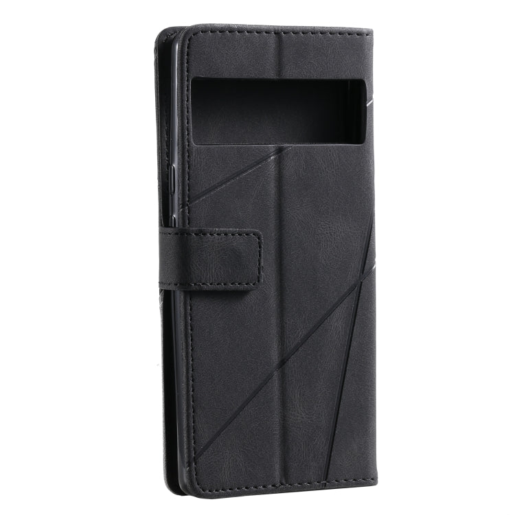 For Google Pixel 6 Skin Feel Splicing Leather Phone Case