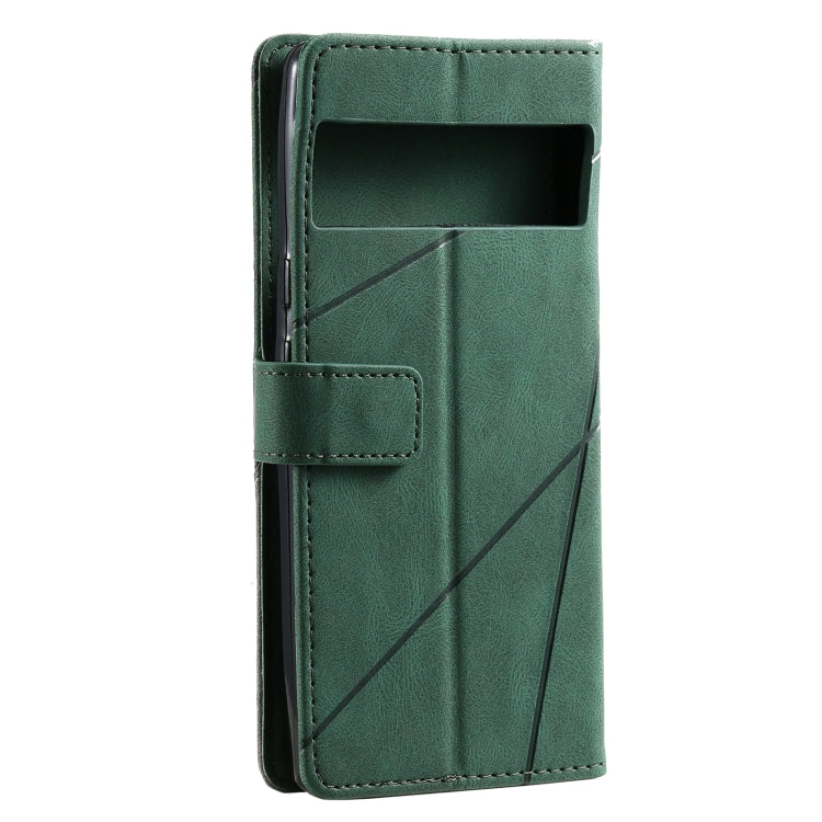 For Google Pixel 6 Skin Feel Splicing Leather Phone Case