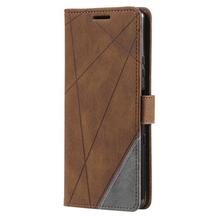 For Sony Xperia 5 III Skin Feel Splicing Leather Phone Case