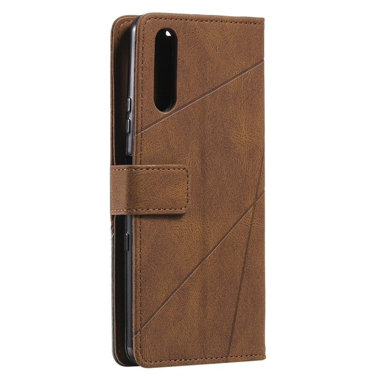 For Sony Xperia 5 III Skin Feel Splicing Leather Phone Case