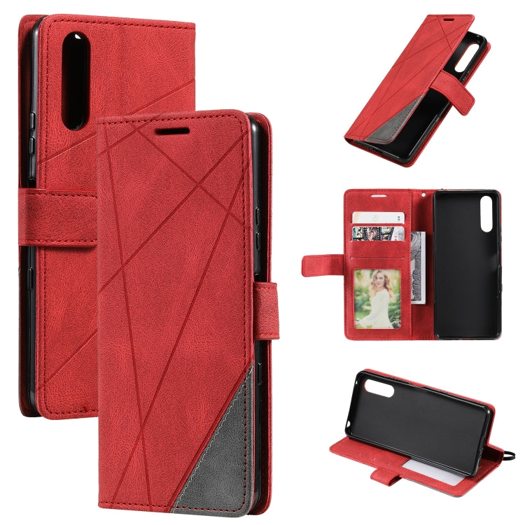 For Sony Xperia 5 III Skin Feel Splicing Leather Phone Case