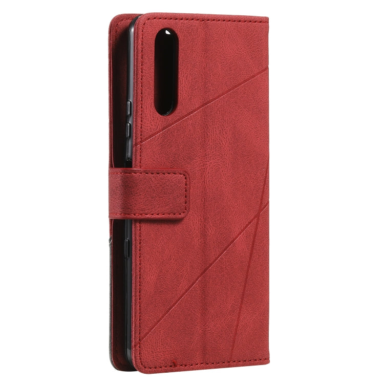 For Sony Xperia 5 III Skin Feel Splicing Leather Phone Case